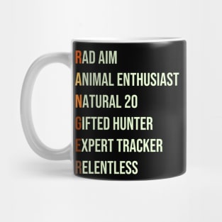 Ranger Hunter Class RPG Meme Mug